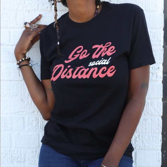 Go the Social Distance unisex tee - Picture 3 of 3